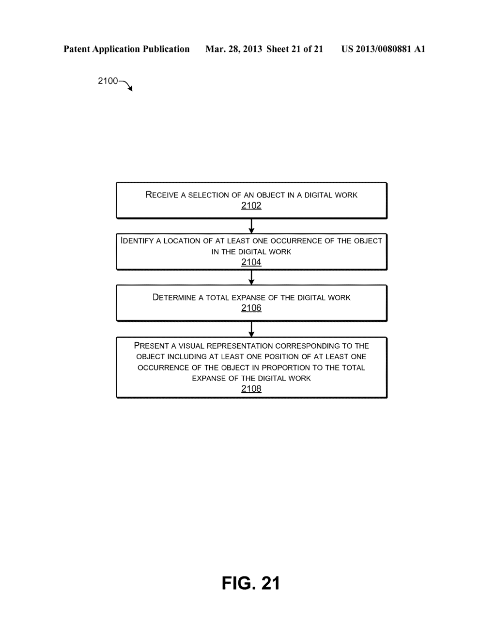 VISUAL REPRESENTATION OF SUPPLEMENTAL INFORMATION FOR A DIGITAL WORK - diagram, schematic, and image 22