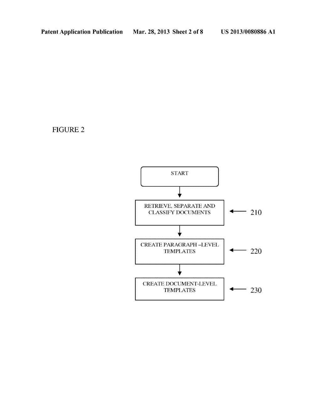 COMPUTER-BASED SYSTEM AND METHOD FOR GENERATING, CLASSIFYING, SEARCHING,     AND ANALYZING STANDARDIZED TEXT TEMPLATES AND DEVIATIONS FROM     STANDARDIZED TEXT TEMPLATES - diagram, schematic, and image 03