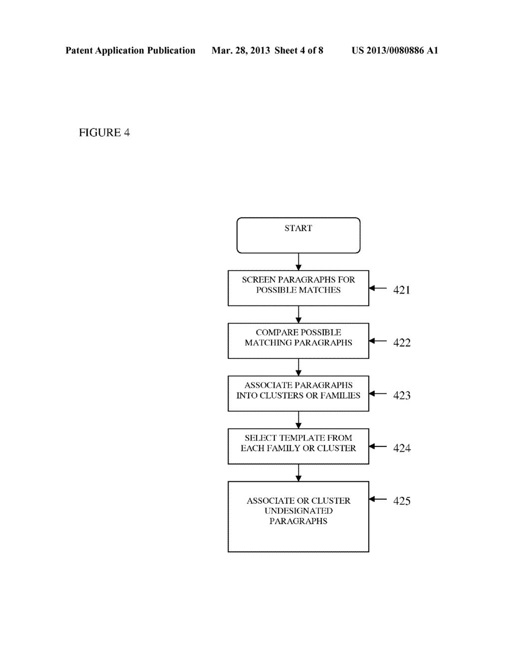 COMPUTER-BASED SYSTEM AND METHOD FOR GENERATING, CLASSIFYING, SEARCHING,     AND ANALYZING STANDARDIZED TEXT TEMPLATES AND DEVIATIONS FROM     STANDARDIZED TEXT TEMPLATES - diagram, schematic, and image 05