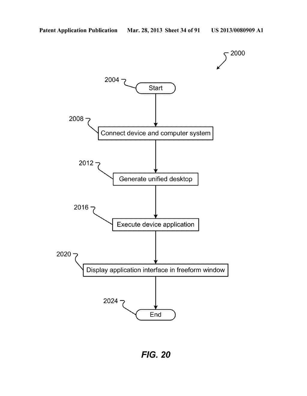 UNIFIED DESKTOP DOCKING BEHAVIOUR FOR AN AUXILLARY MONITOR - diagram, schematic, and image 35