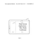 SECONDARY SINGLE SCREEN MODE ACTIVATION THROUGH USER INTERFACE TOGGLE diagram and image