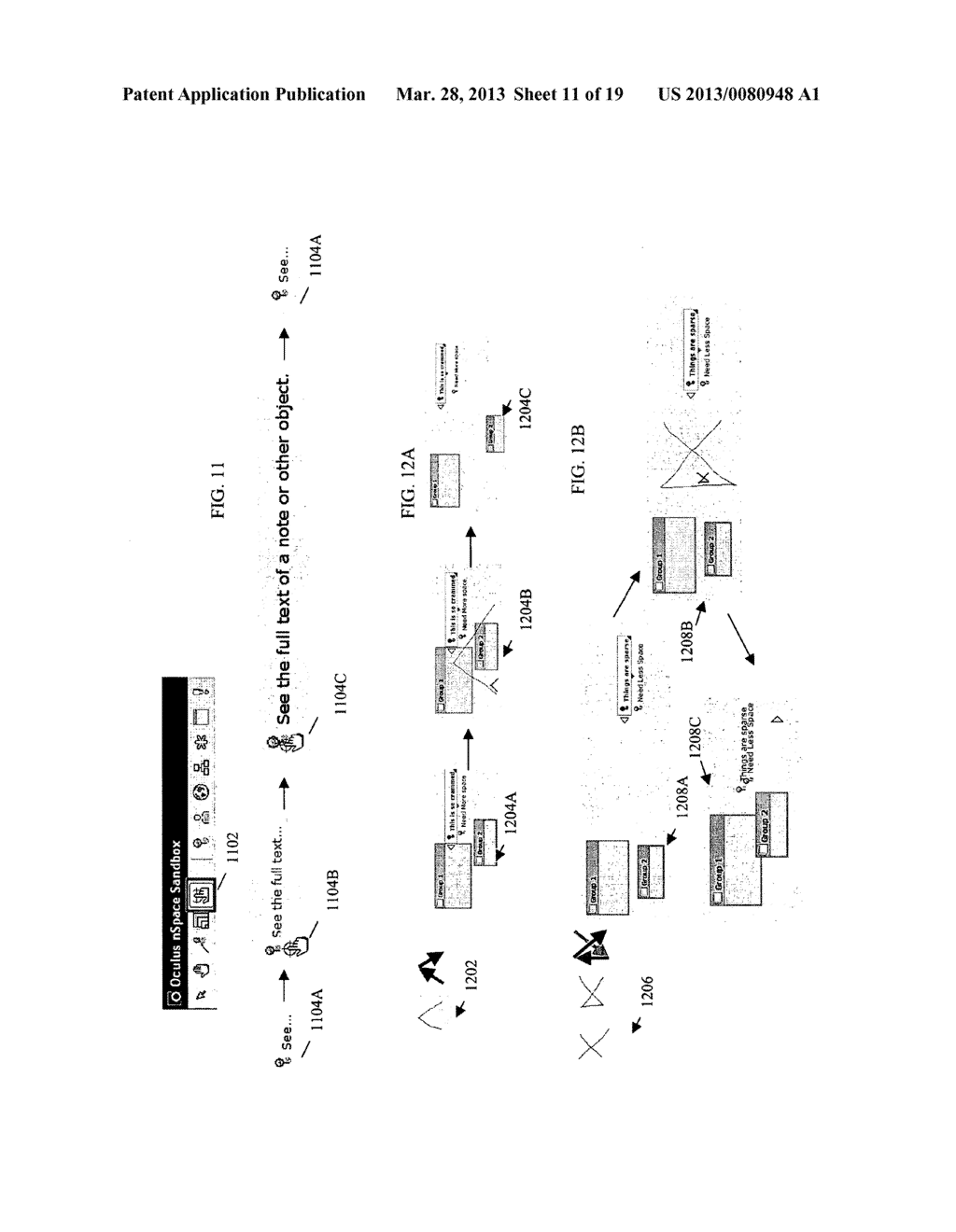 SYSTEM AND METHOD FOR INTERACTIVE VISUAL REPRESENTATION OF INFORMATION     CONTENT USING ASSERTIONS - diagram, schematic, and image 12