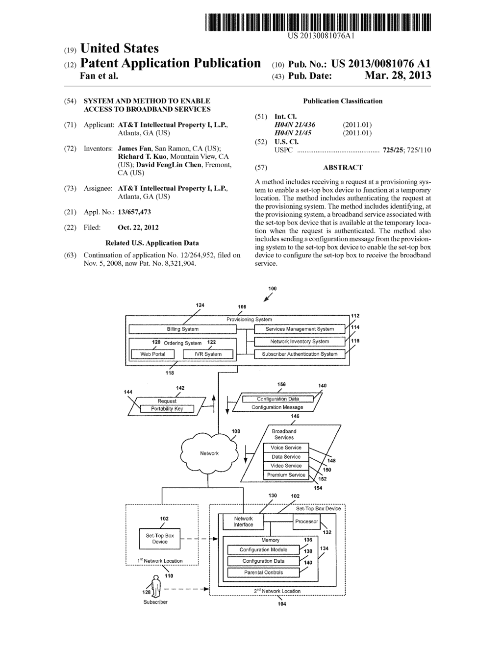 System and Method to Enable Access to Broadband Services - diagram, schematic, and image 01