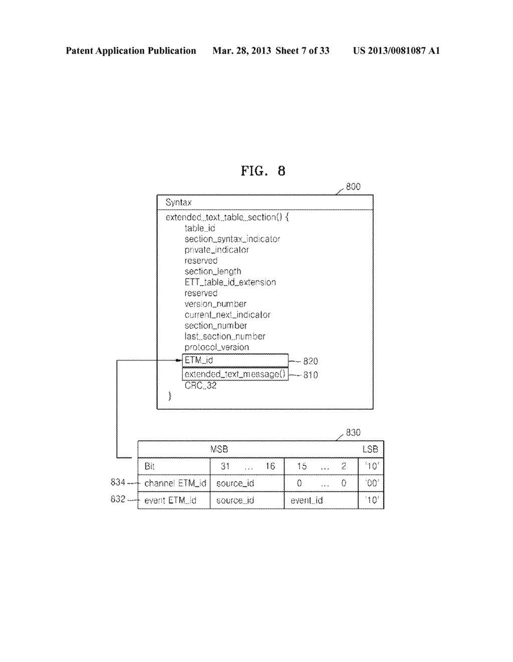 METHOD AND APPARATUS FOR TRANSMITTING DIGITAL BROADCAST CONTENT FOR     PROVIDING TWO-DIMENSIONAL AND THREE-DIMENSIONAL CONTENT, AND METHOD AND     APPARATUS FOR RECEIVING DIGITAL BROADCAST CONTENT - diagram, schematic, and image 08