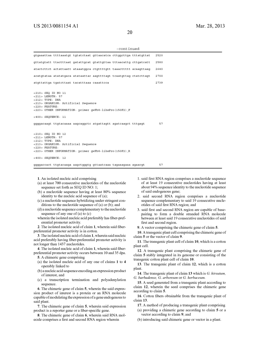 NOVEL FIBER-PREFERENTIAL PROMOTER IN COTTON - diagram, schematic, and image 33