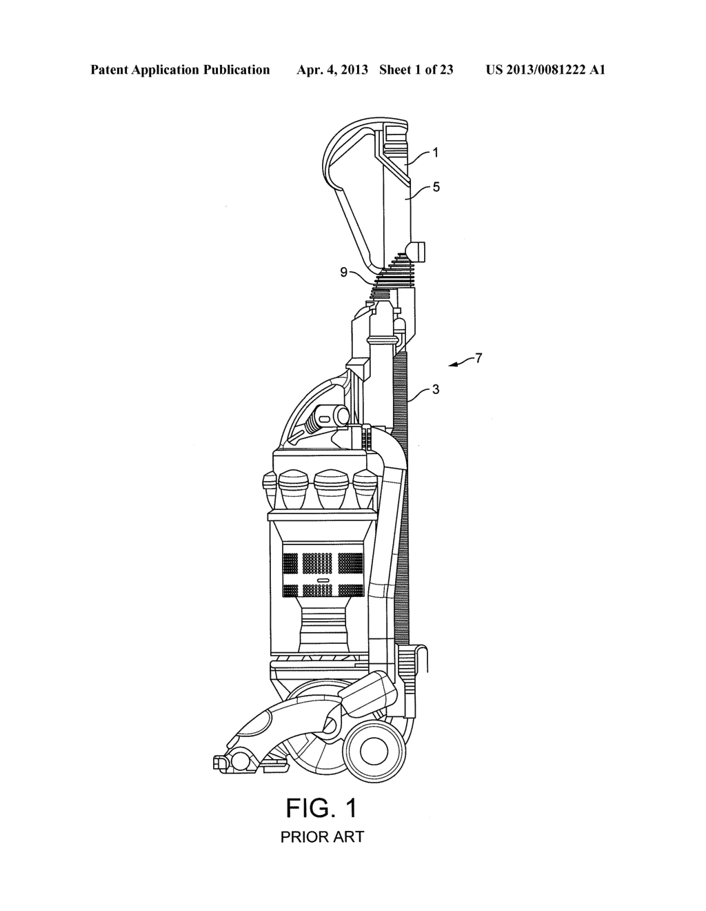 UPRIGHT VACUUM CLEANER - diagram, schematic, and image 02