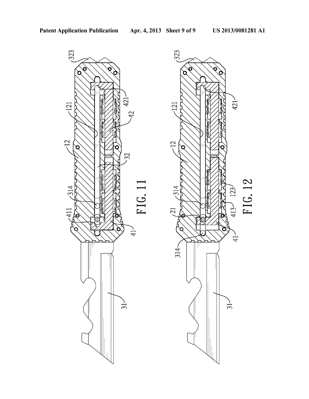 RETRACTABLE KNIFE WITH A SAFETY LOCK - diagram, schematic, and image 10