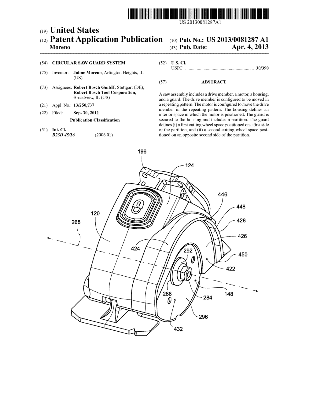 Circular Saw Guard System - diagram, schematic, and image 01