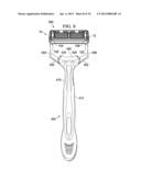 SHAVING RAZOR HANDLE FOR BIASING A SHAVING CARTRIDGE diagram and image