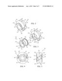 Peep Sight Assembly with Removable Inserts for Archery Bows diagram and image