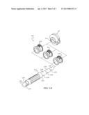 Peep Sight Assembly with Removable Inserts for Archery Bows diagram and image