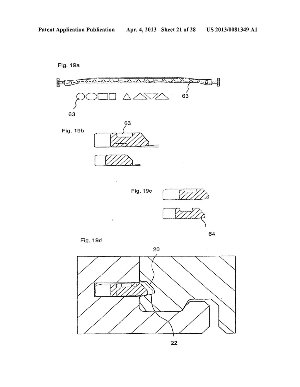 MECHANICAL LOCKING OF FLOOR PANELS WITH A FLEXIBLE TONGUE - diagram, schematic, and image 22