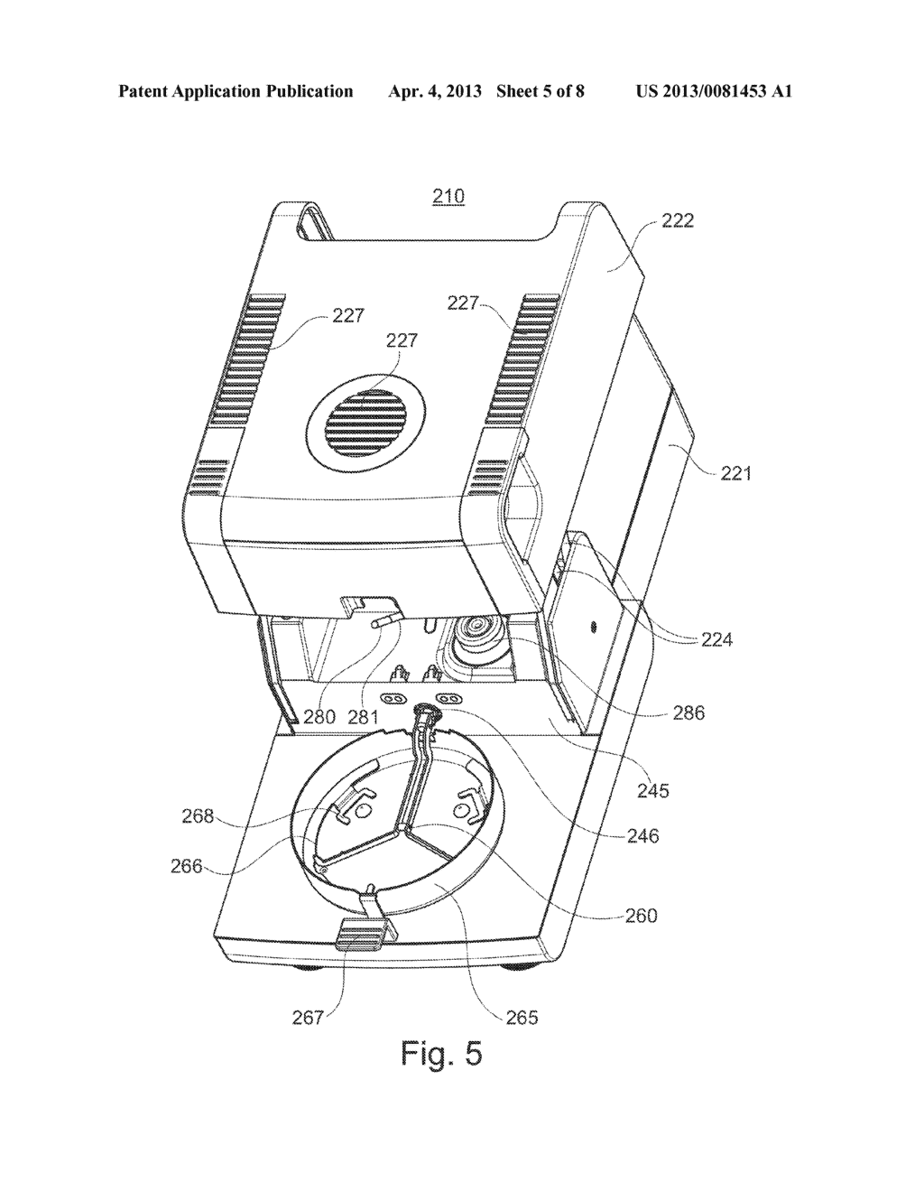 INSTRUMENT FOR GRAVIMETRIC MOISTURE DETERMINATION WITH GLASS SHIELD - diagram, schematic, and image 06