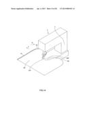 TWO-NEEDLE SEWING MACHINE AND TWO-NEEDLE SEWING MACHINE STITCH FORMING     METHOD diagram and image