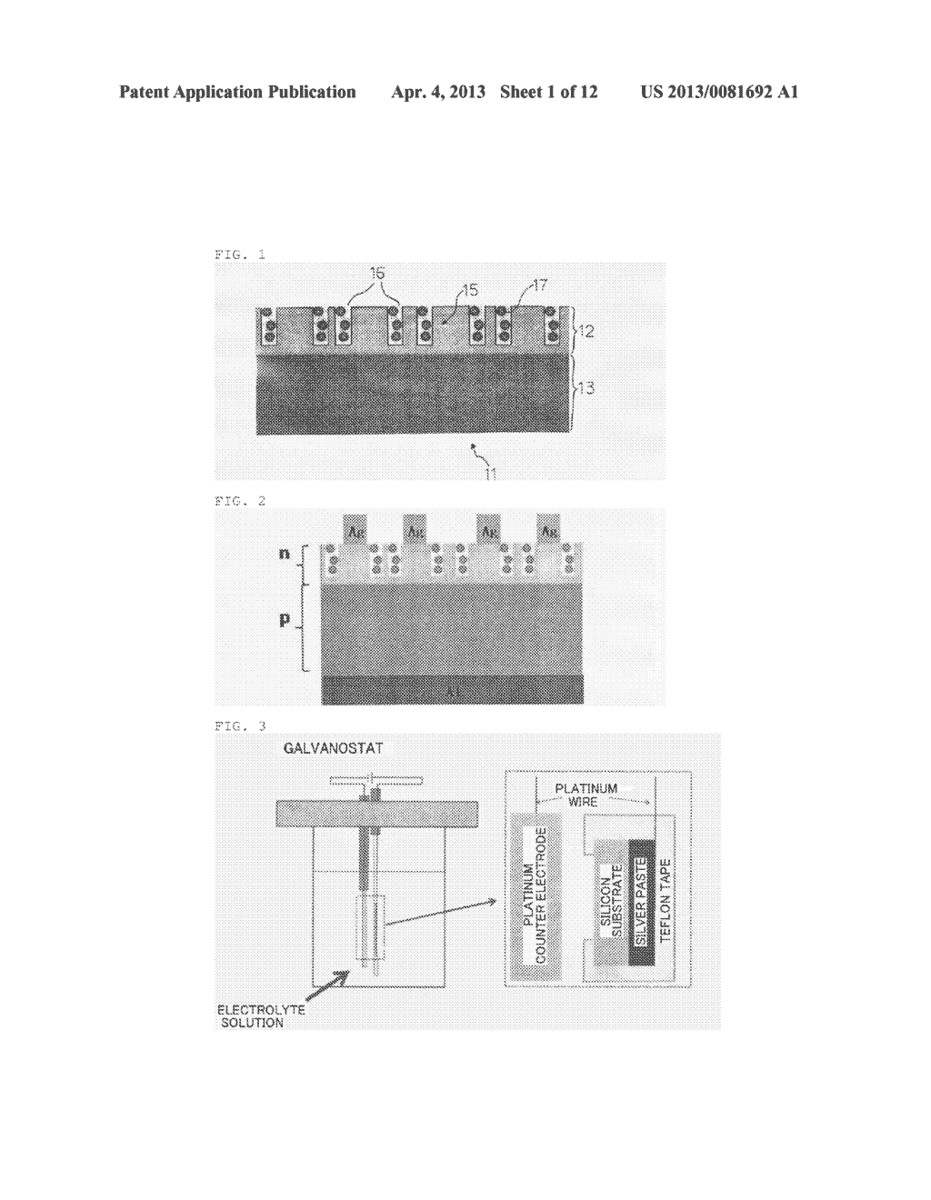 SOLAR CELL HAVING POROUS STRUCTURE IN WHICH METAL NANOPARTICLES ARE     CARRIED IN PORES - diagram, schematic, and image 02