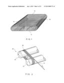 INDUSTRIAL FABRIC INCLUDING SPIRALLY WOUND MATERIAL STRIPS WITH     REINFORCEMENT diagram and image