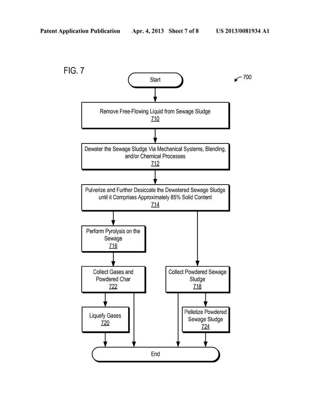 SYSTEMS AND METHODS FOR CONVERTING SEWAGE SLUDGE INTO A COMBUSTIBLE FUEL - diagram, schematic, and image 08