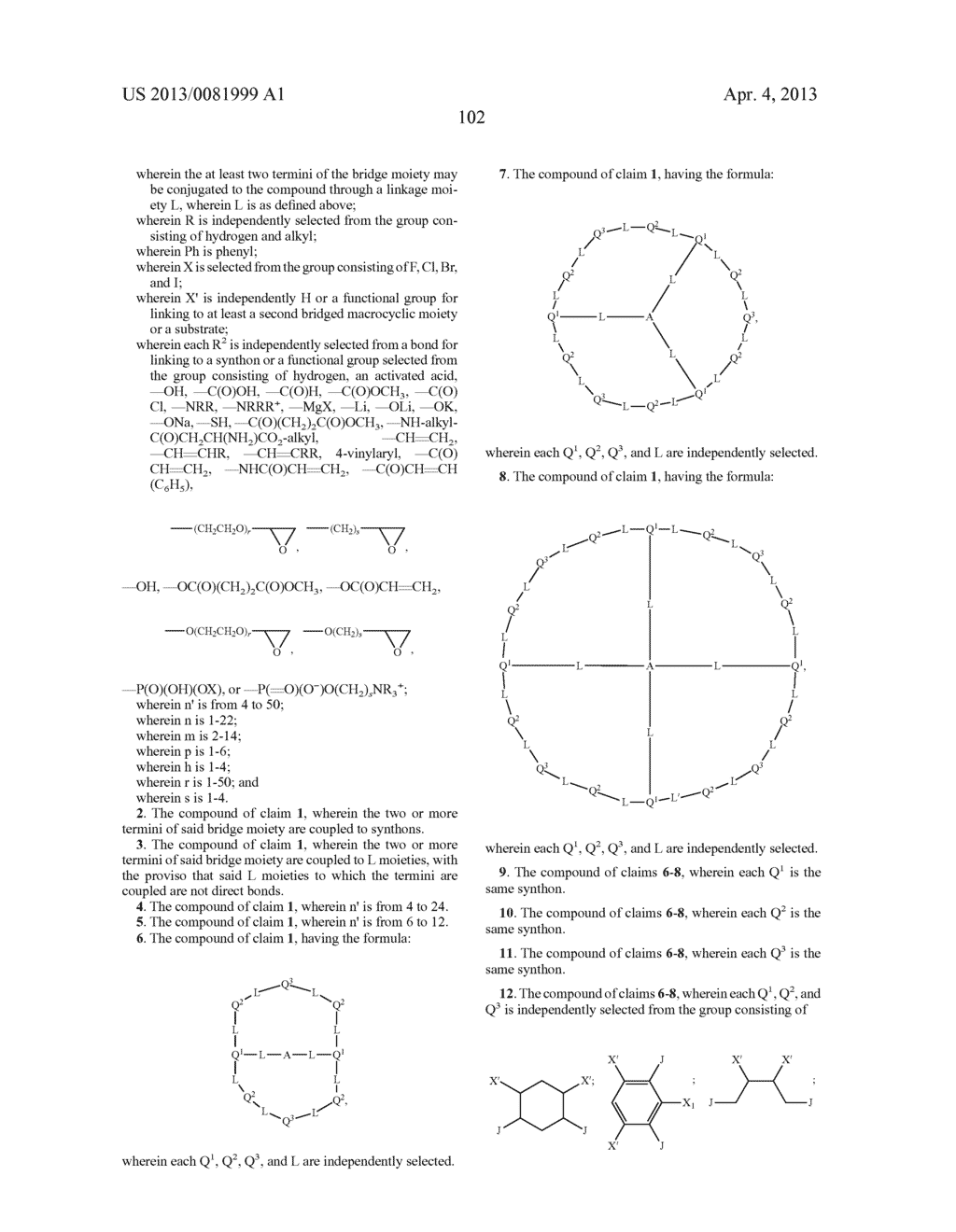 Bridged Macrocyclic Module Compositions - diagram, schematic, and image 109