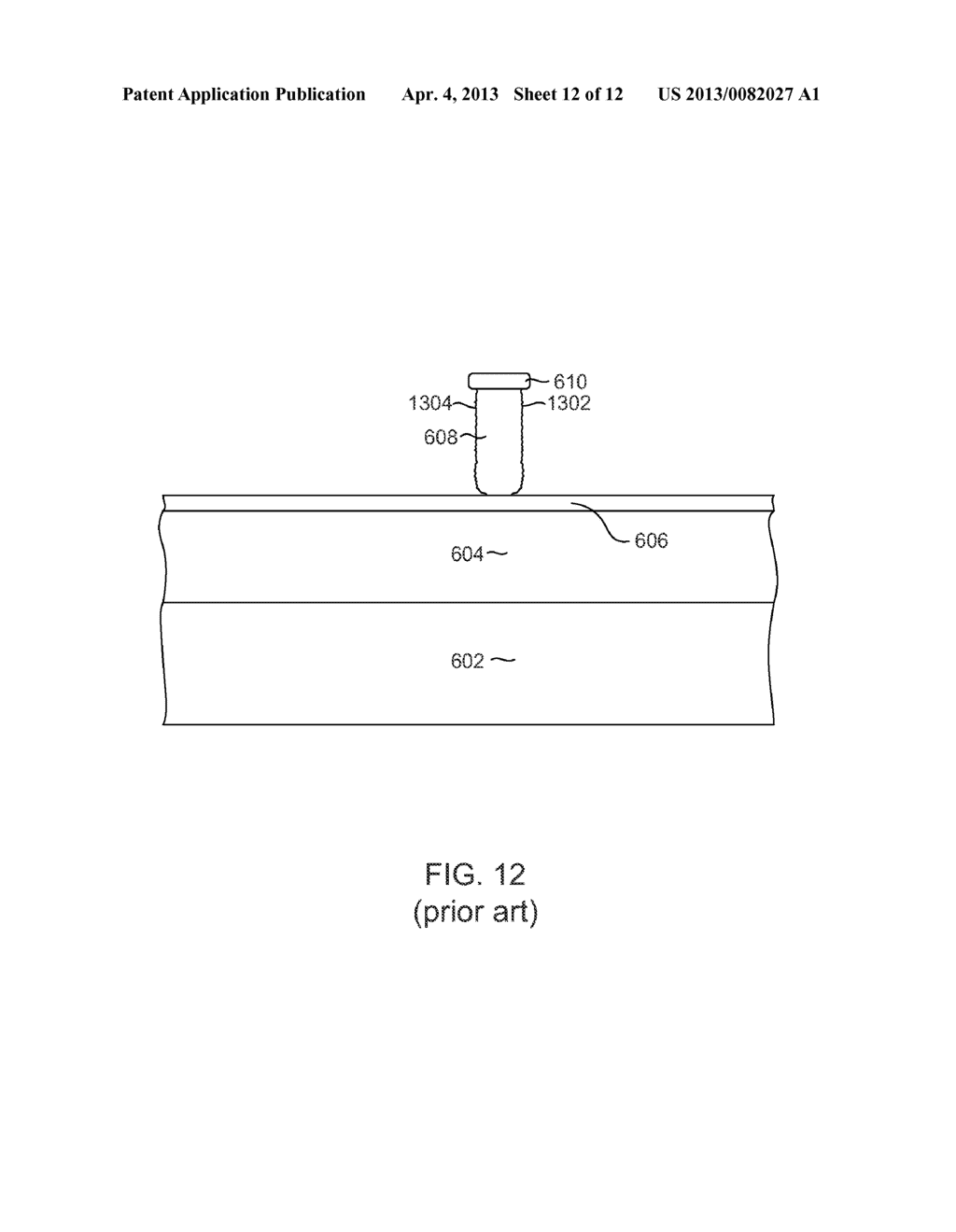 METHOD FOR MANUFACTURING A PERPENDICULAR MAGNETIC WRITE HEAD USING NOVEL     REACTIVE ION ETCHING CHEMISTRY - diagram, schematic, and image 13