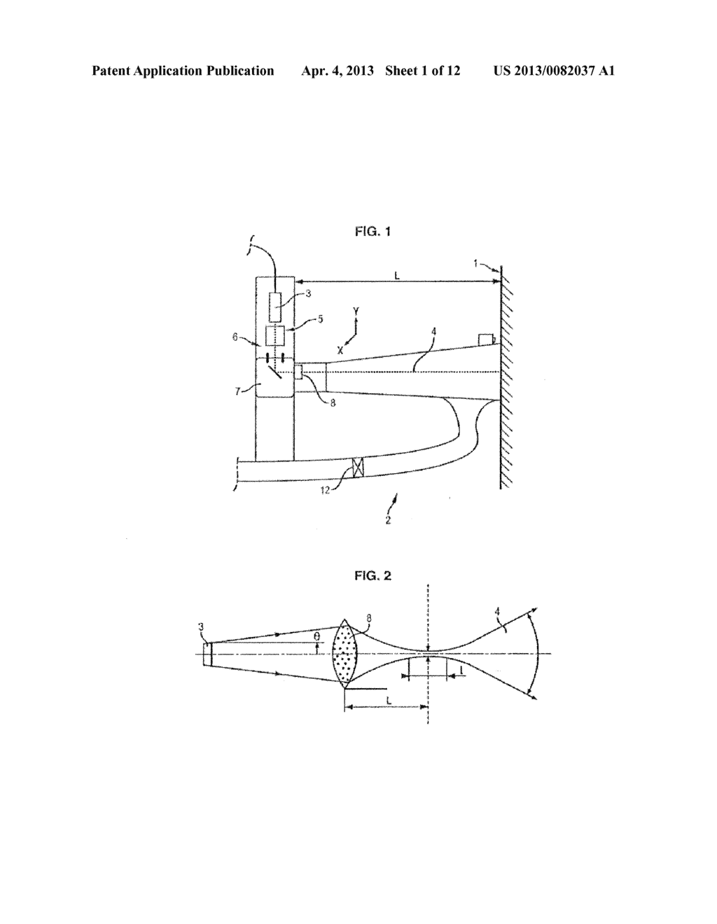 METHOD OF ABLATING A THREE-DIMENSIONAL SURFACE USING A LASER ABLATION     DEVICE AND THROUGH THE USE OF A CALIBRATION STEP; DEVICE FOR IMPLEMENTING     SUCH A METHOD - diagram, schematic, and image 02