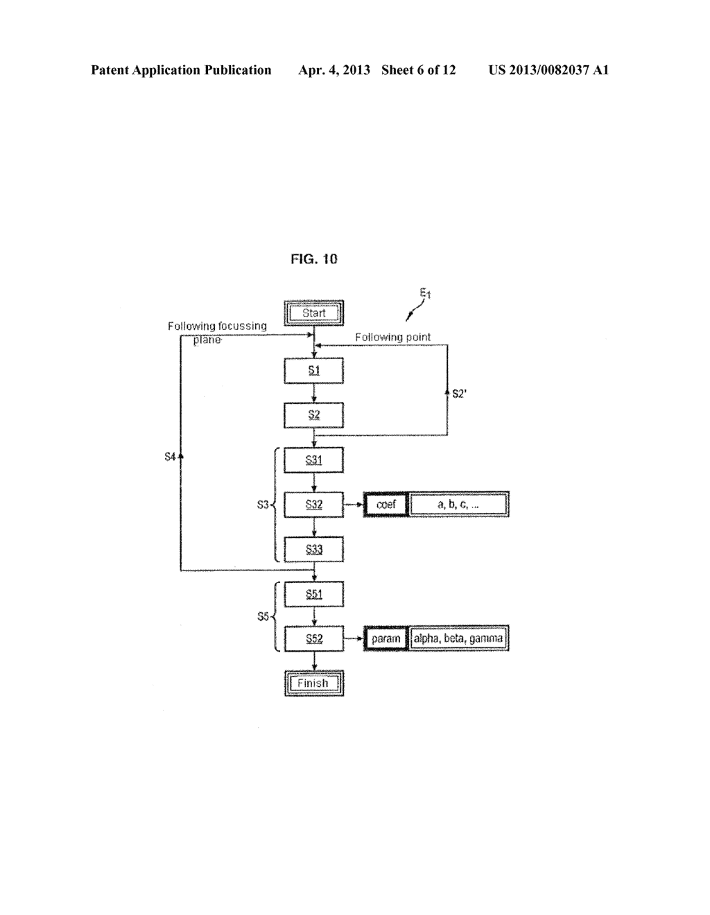 METHOD OF ABLATING A THREE-DIMENSIONAL SURFACE USING A LASER ABLATION     DEVICE AND THROUGH THE USE OF A CALIBRATION STEP; DEVICE FOR IMPLEMENTING     SUCH A METHOD - diagram, schematic, and image 07