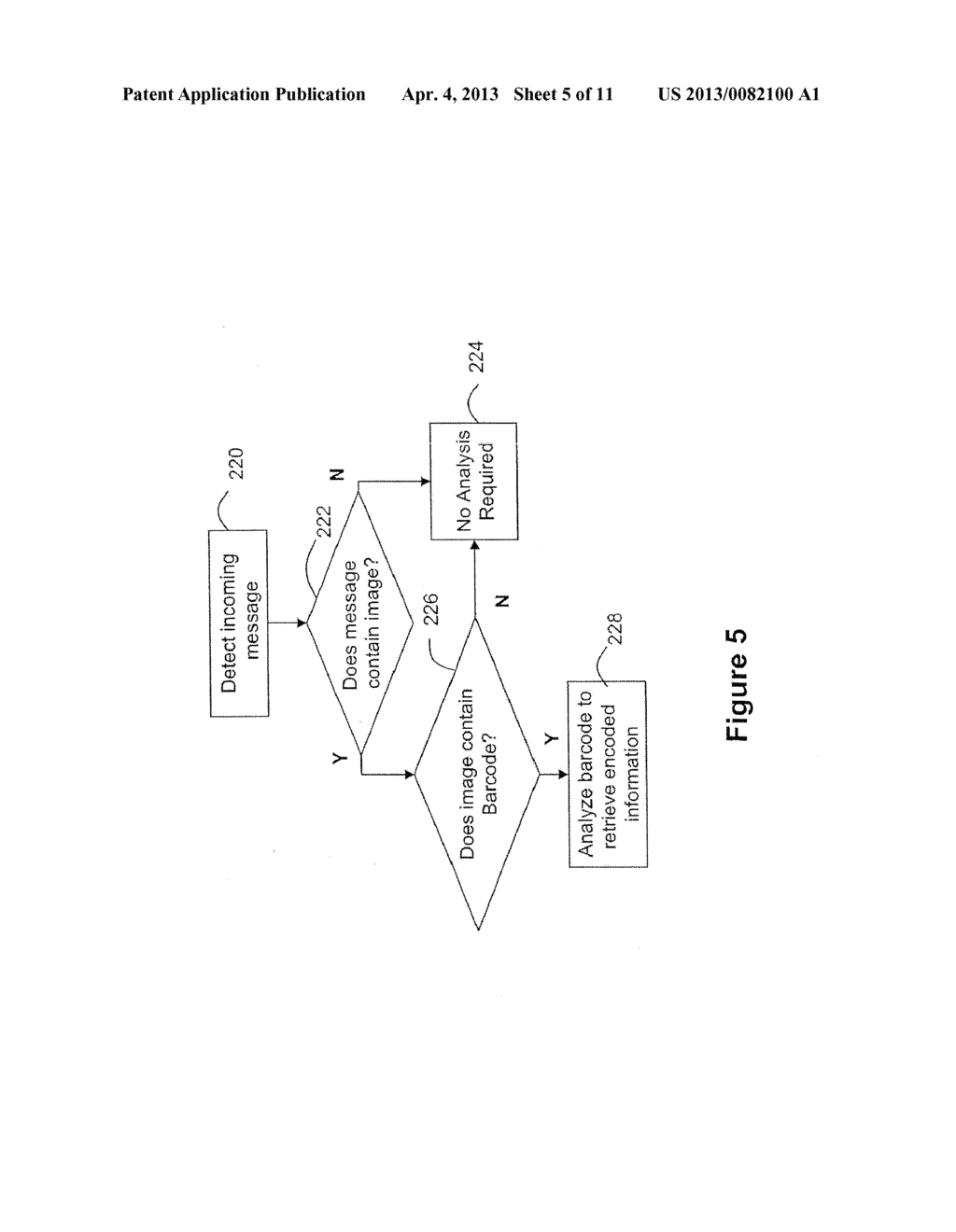System and Method for Processing Barcodes in Electronic Data     Communications - diagram, schematic, and image 06