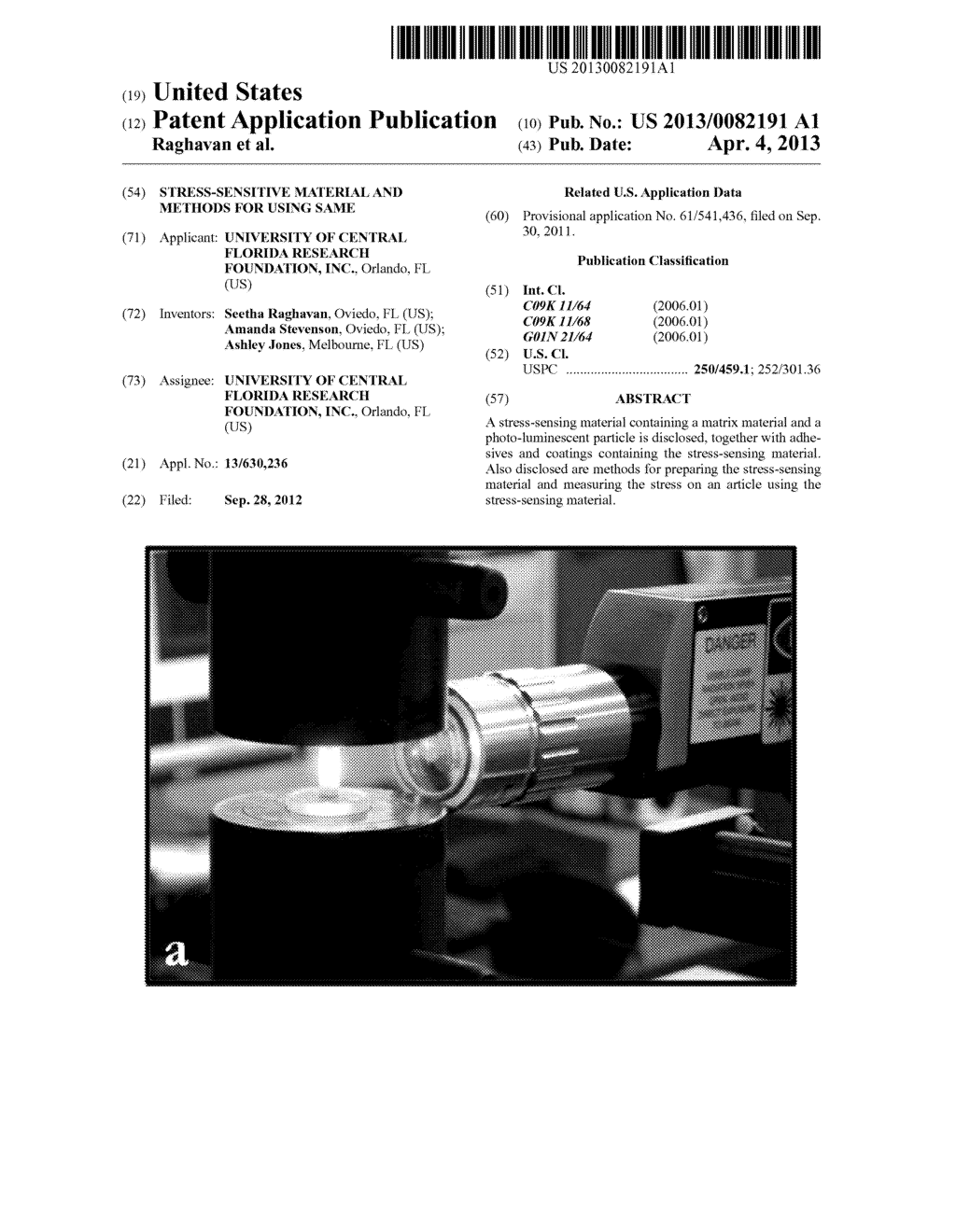 STRESS-SENSITIVE MATERIAL AND METHODS FOR USING SAME - diagram, schematic, and image 01