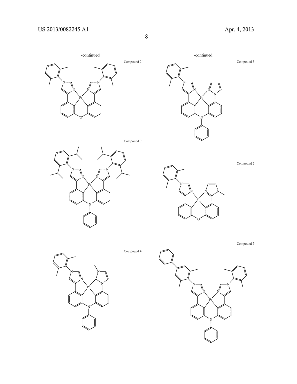 TETRADENTATE PLATINUM COMPLEXES - diagram, schematic, and image 13