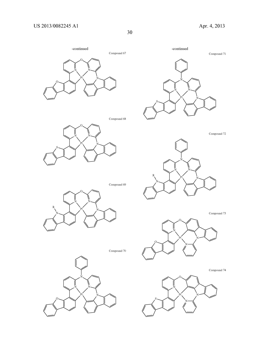 TETRADENTATE PLATINUM COMPLEXES - diagram, schematic, and image 35