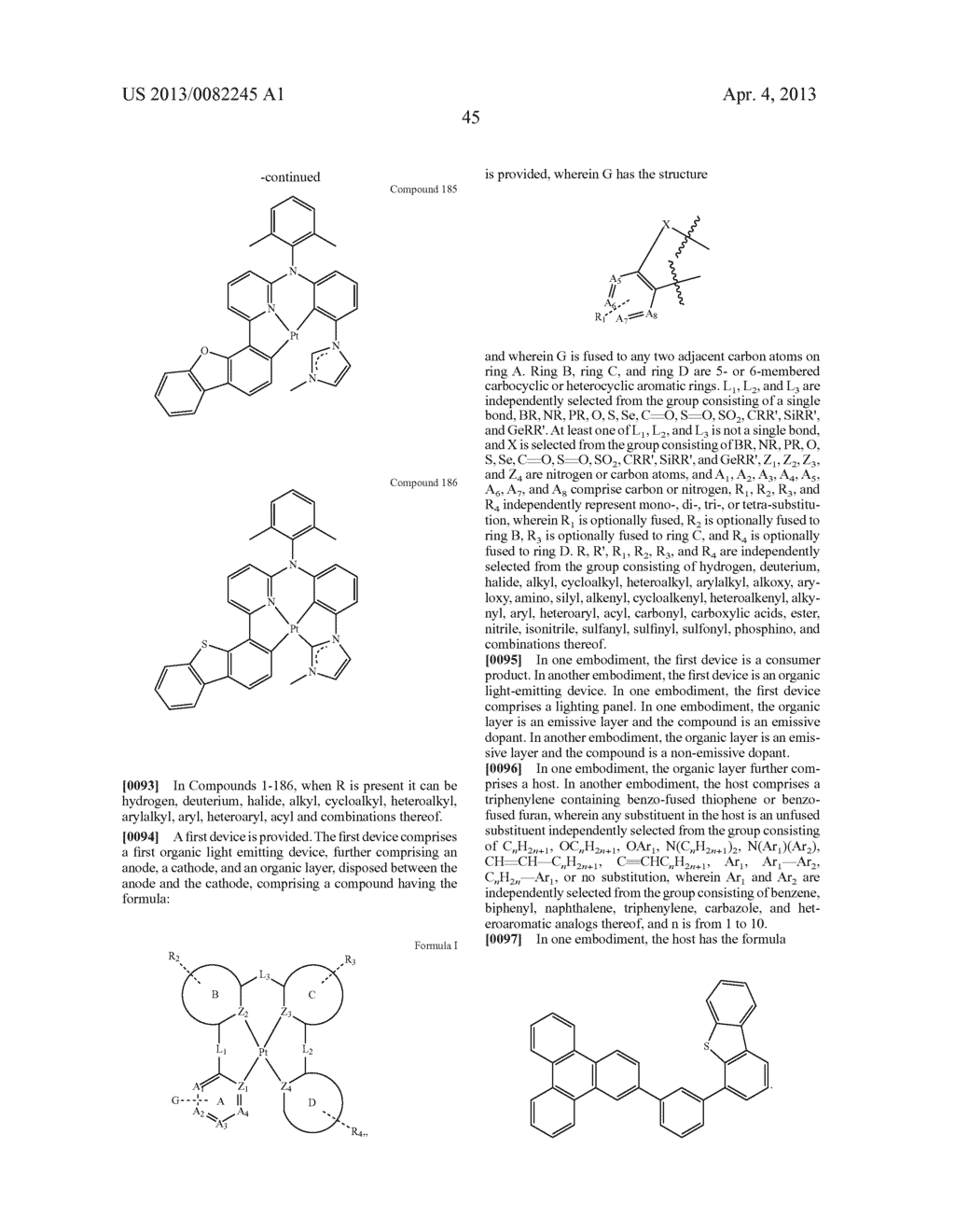 TETRADENTATE PLATINUM COMPLEXES - diagram, schematic, and image 50