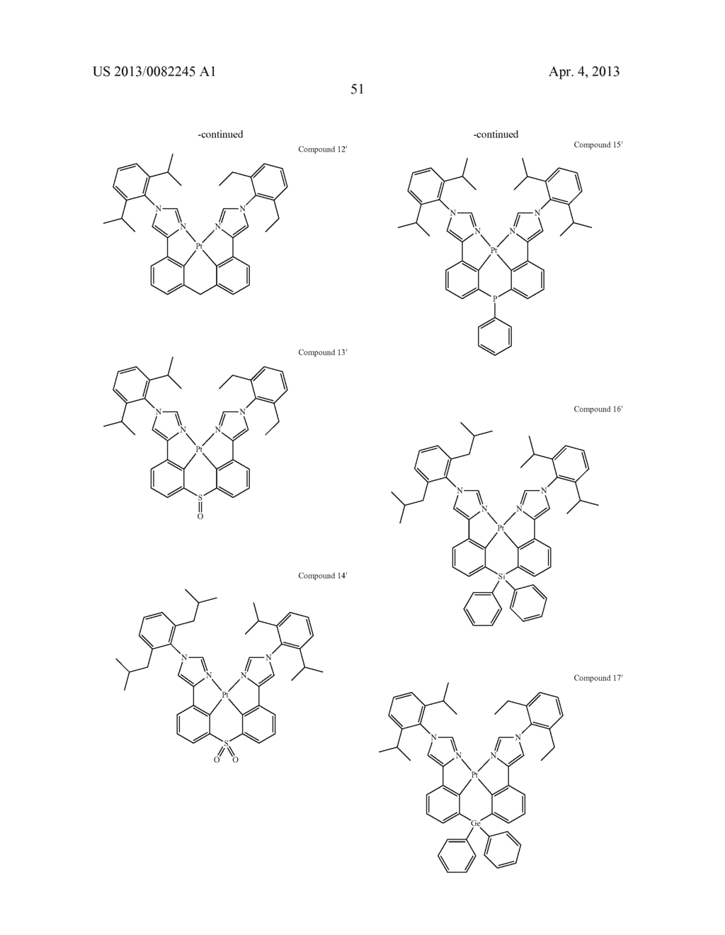 TETRADENTATE PLATINUM COMPLEXES - diagram, schematic, and image 56