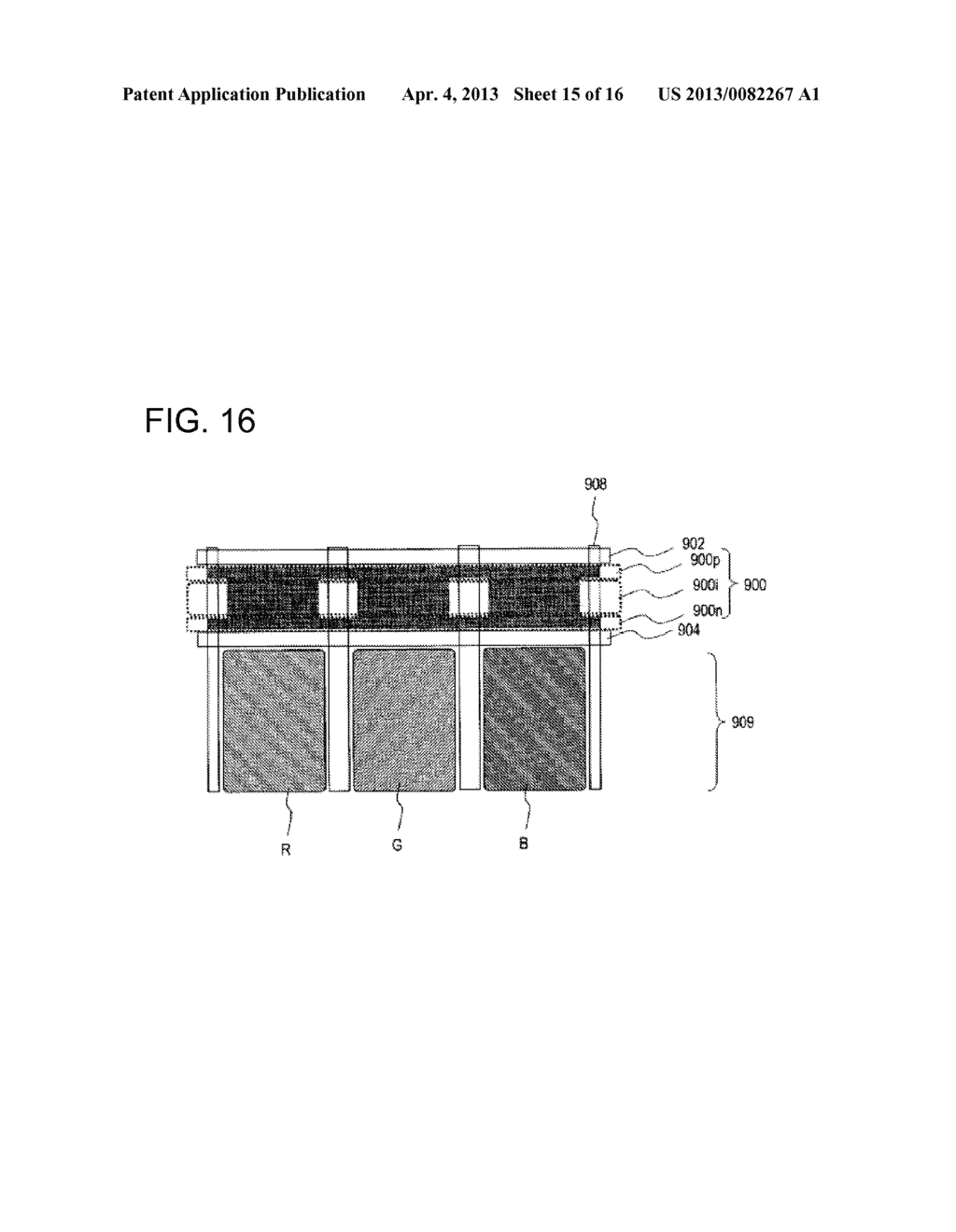 SEMICONDUCTOR DEVICE AND DISPLAY DEVICE EQUIPPED WITH SAME - diagram, schematic, and image 16