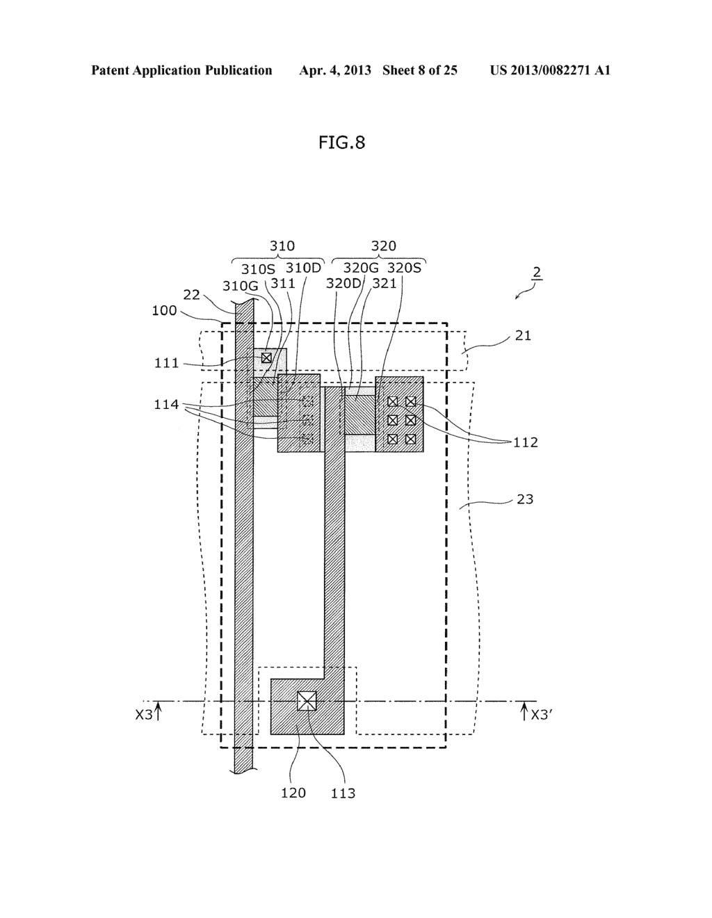 THIN-FILM SEMICONDUCTOR DEVICE FOR DISPLAY APPARATUS, METHOD FOR     MANUFACTURING THIN-FILM SEMICONDUCTOR DEVICE FOR DISPLAY APPARATUS, EL     DISPLAY PANEL, AND EL DISPLAY APPARATUS - diagram, schematic, and image 09