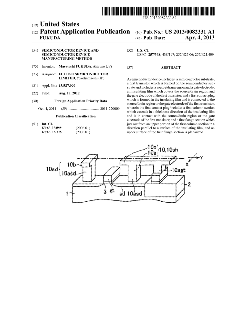 SEMICONDUCTOR DEVICE AND SEMICONDUCTOR DEVICE MANUFACTURING METHOD - diagram, schematic, and image 01