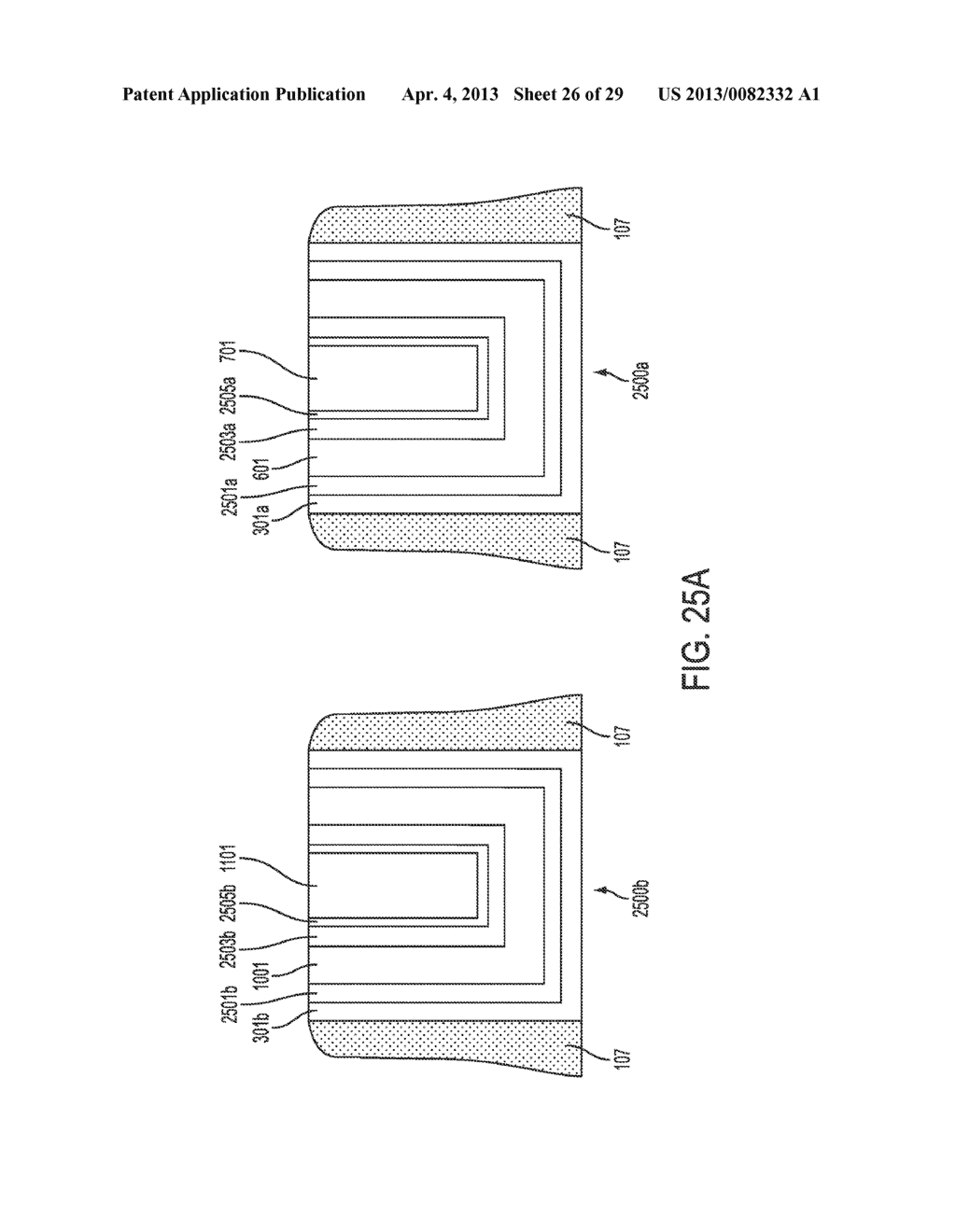 METHOD FOR FORMING N-TYPE AND P-TYPE METAL-OXIDE-SEMICONDUCTOR GATES     SEPARATELY - diagram, schematic, and image 27