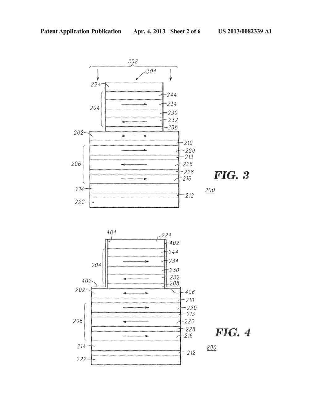 METHOD FOR MANUFACTURING AND MAGNETIC DEVICES HAVING DOUBLE TUNNEL     BARRIERS - diagram, schematic, and image 03