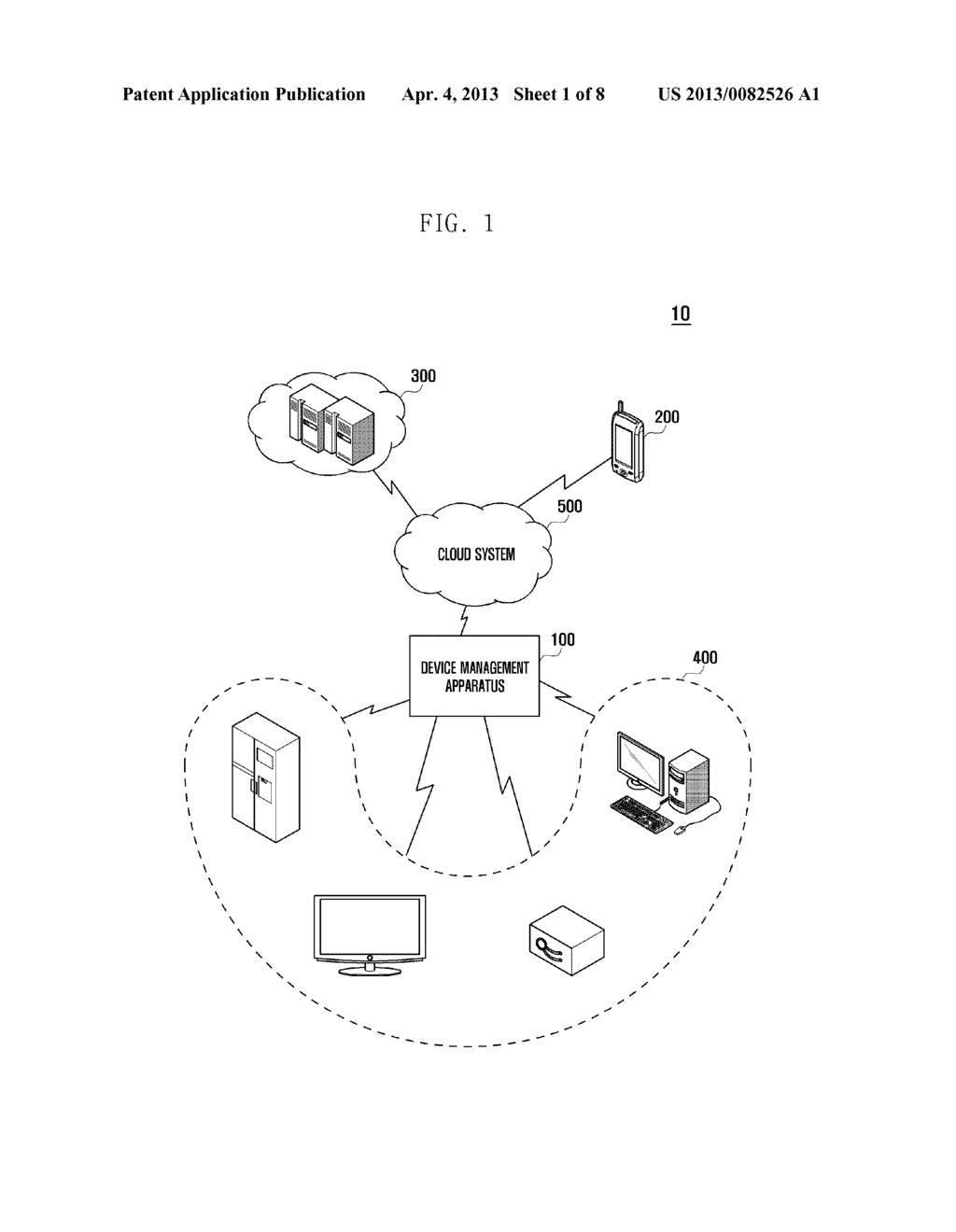 APPARATUS AND METHOD FOR MANAGING ELECTRIC DEVICES, AND MOBILE DEVICE AND     SYSTEM ADAPTED TO THE METHOD - diagram, schematic, and image 02