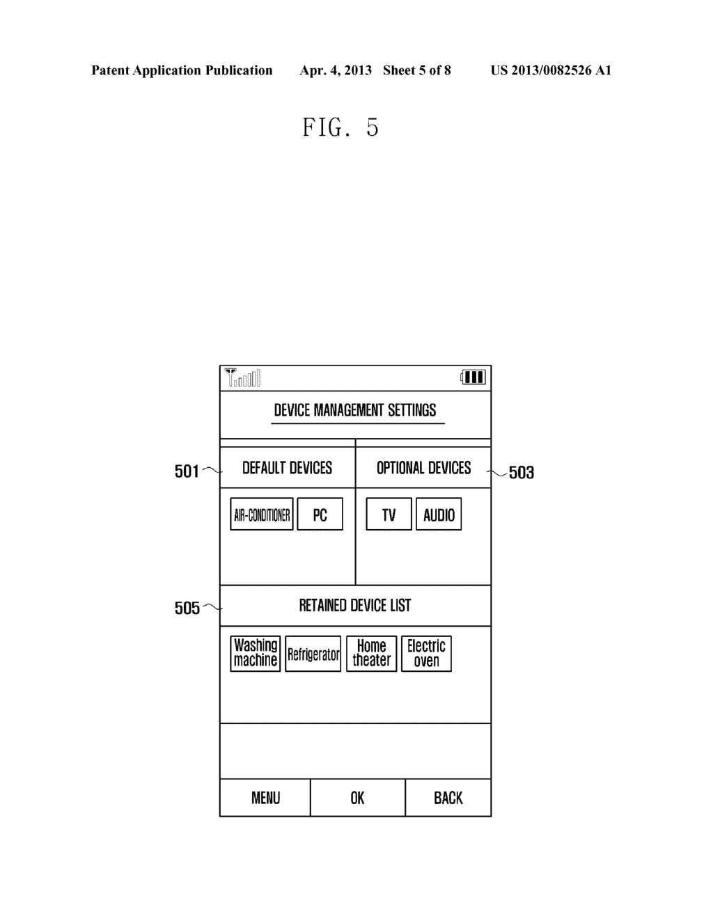 APPARATUS AND METHOD FOR MANAGING ELECTRIC DEVICES, AND MOBILE DEVICE AND     SYSTEM ADAPTED TO THE METHOD - diagram, schematic, and image 06