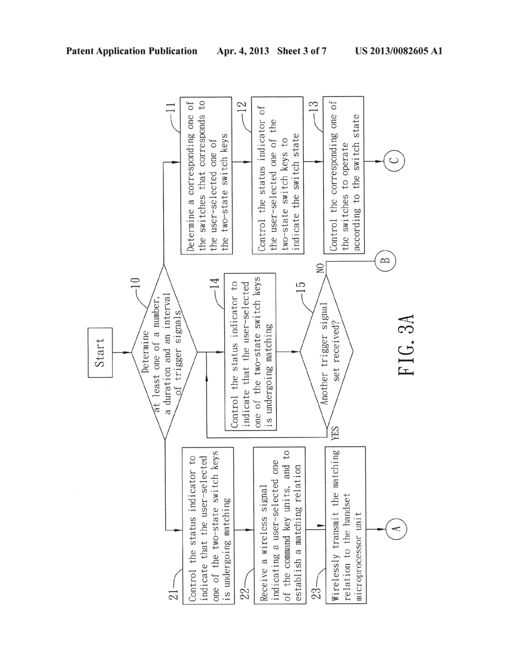 WIRELESS INTELLIGENT LAMP CONTROL METHOD AND SYSTEM, WALL SWITCH BASE, AND     REMOTE SWITCH HANDSET - diagram, schematic, and image 04