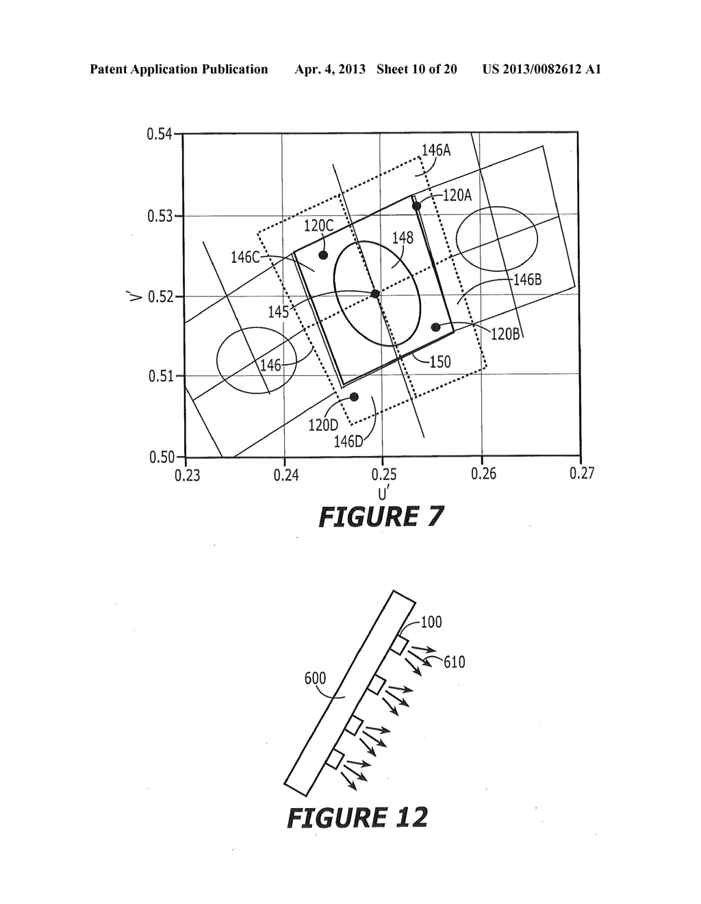 Light Emitting Devices and Systems Having Tunable Chromaticity and Methods     of Tuning the Chromaticity of Light Emitting Devices and Systems - diagram, schematic, and image 11