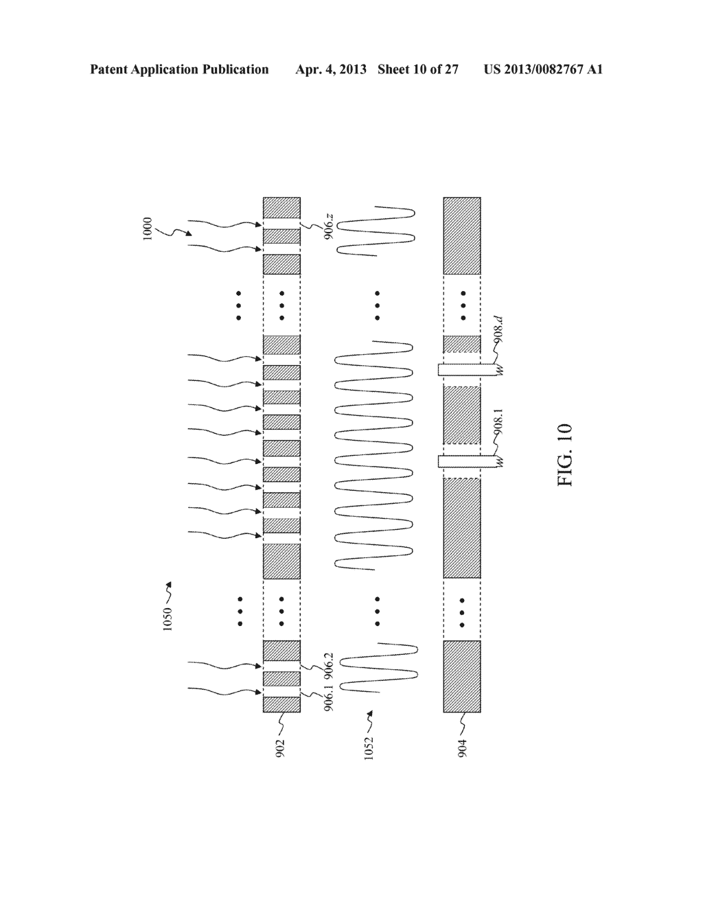 SIGNAL DISTRIBUTION AND RADIATION IN A WIRELESS ENABLED INTEGRATED CIRCUIT     (IC) - diagram, schematic, and image 11