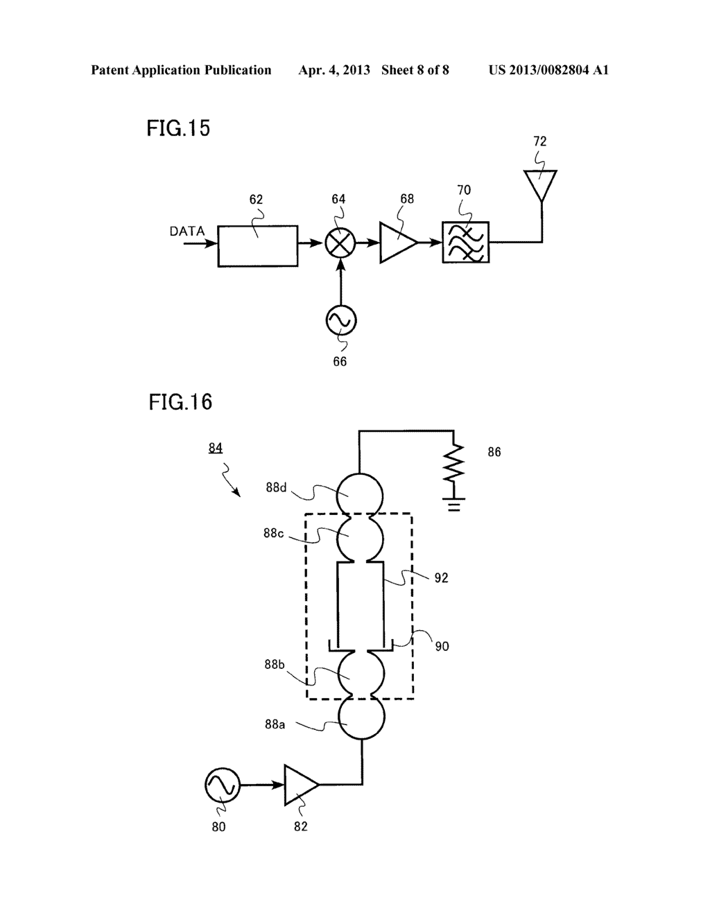 RESONANCE ELEMENT, RADIO-FREQUENCY FILTER, AND WIRELESS SYSTEM - diagram, schematic, and image 09