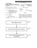 Motion Triggered Data Transfer diagram and image