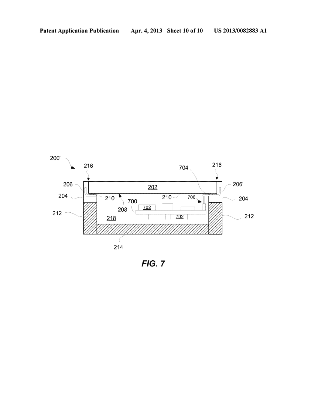 PORTABLE ELECTRONIC DEVICE HOUSING HAVING INSERT MOLDING AROUND ANTENNA - diagram, schematic, and image 11