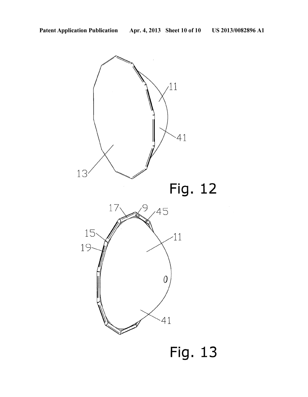 Folded Tab Retention Twin Wall Radome and Method of Manufacture - diagram, schematic, and image 11