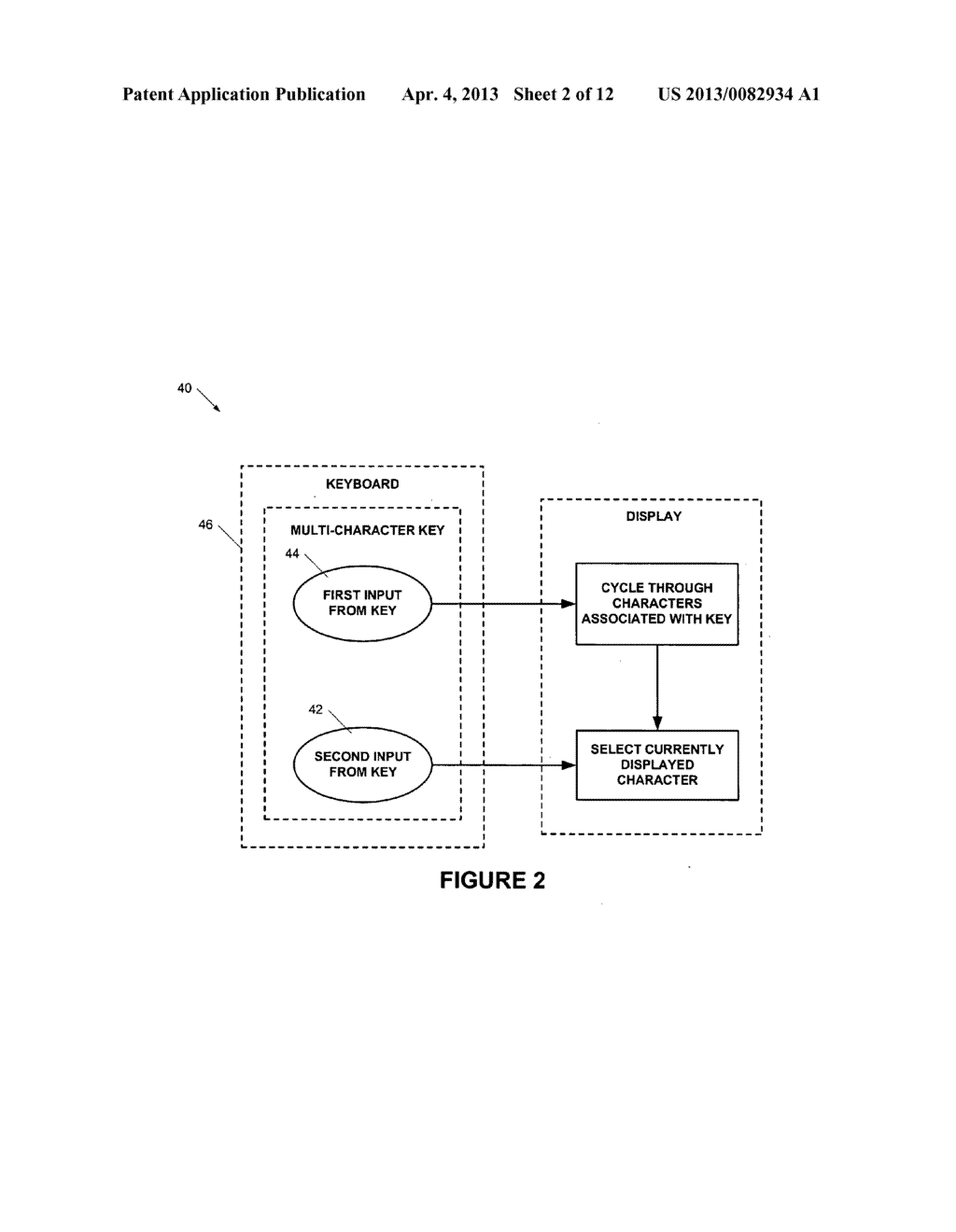 SYSTEMS AND METHODS FOR INPUTTING DATA USING MULTI-CHARACTER KEYS - diagram, schematic, and image 03