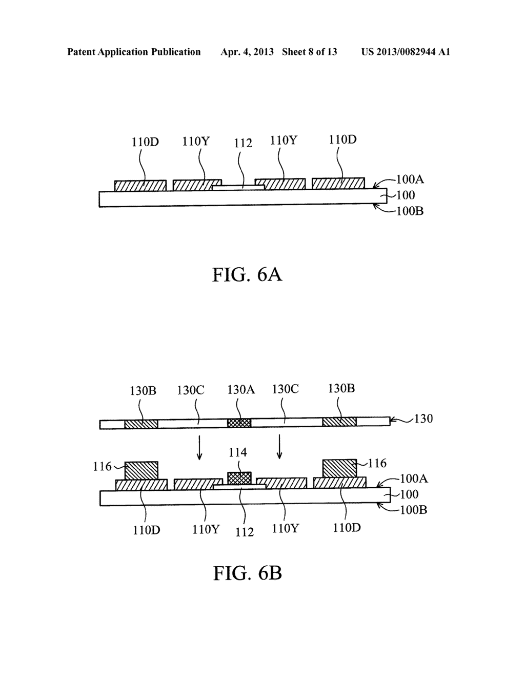 TOUCH DISPLAY DEVICES AND FORMATION METHODS THEREOF - diagram, schematic, and image 09