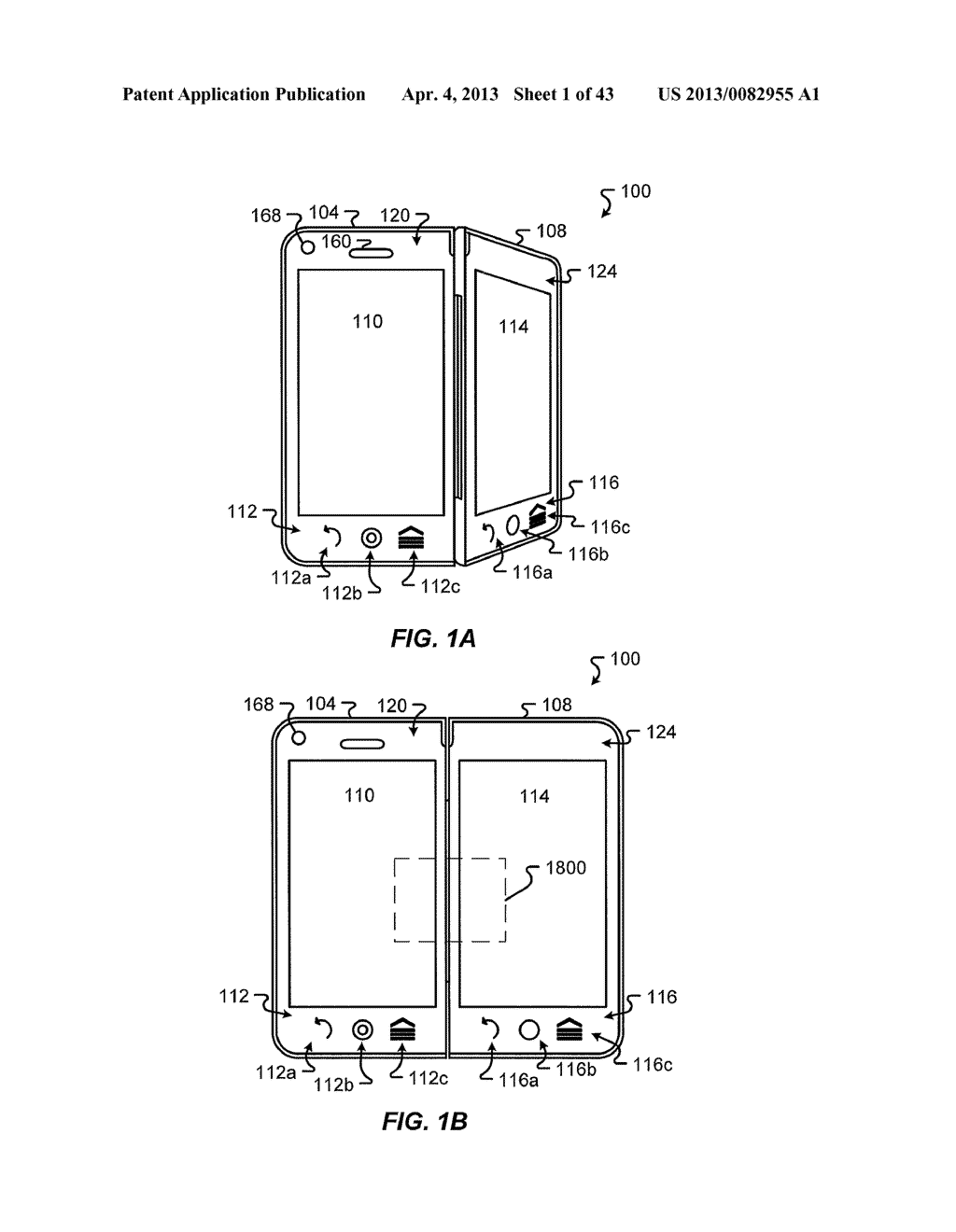 HANDHELD DUAL DISPLAY DEVICE HAVING FOLDOVER GROUND TABS - diagram, schematic, and image 02