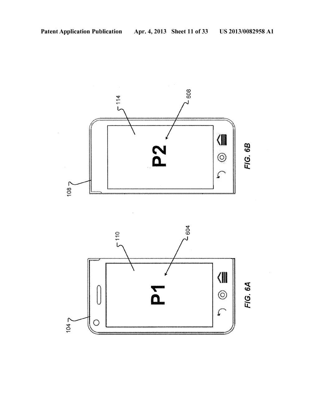 MOBILE DEVICE OFF-SCREEN GESTURE AREA - diagram, schematic, and image 12