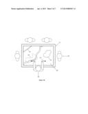 METHOD AND APPARATUS CONTINUING ACTION OF USER GESTURES PERFORMED UPON A     TOUCH SENSITIVE INTERACTIVE DISPLAY IN SIMULATION OF INERTIA diagram and image